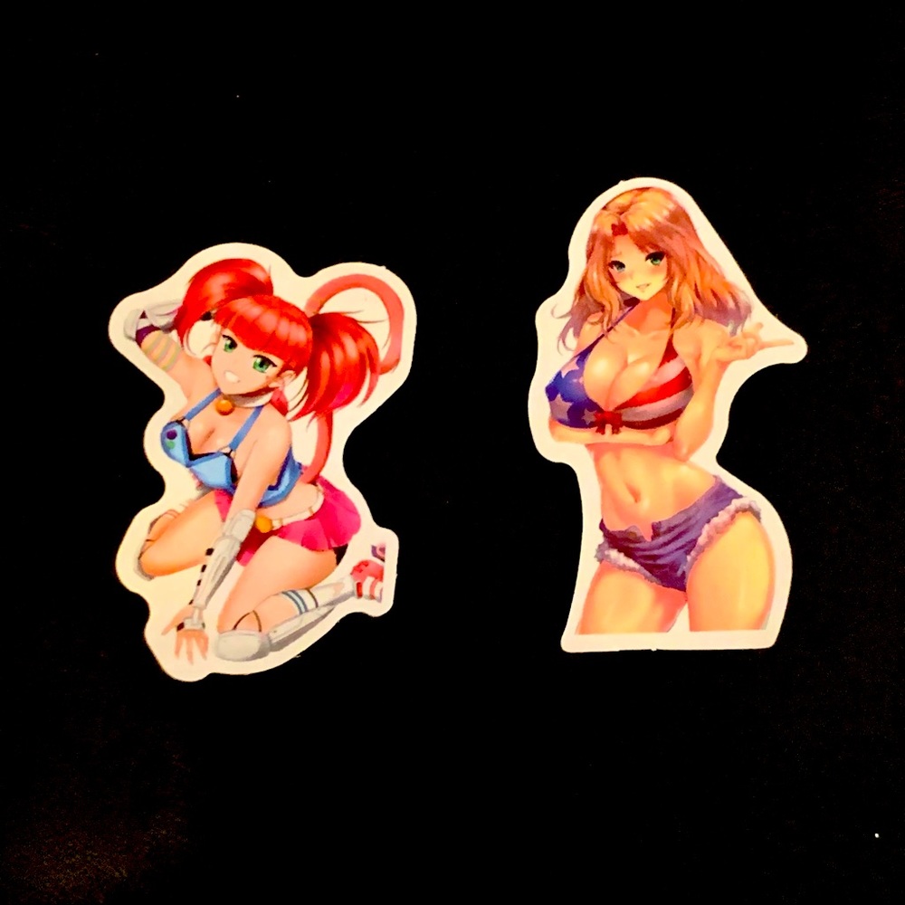 Cute Ginger Girl Stickers 10/$10 See description